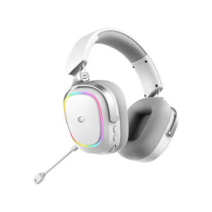 Słuchawki Rampage RETSU Słuchawki bezprzewodowe nauszne BT 2.4G RGB białe
