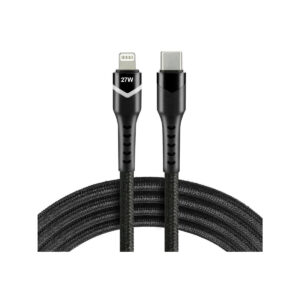KABEL USB-C / Lightning Apple iPhone LED RGB everActive CBB-1CIR 100cm PD 27W