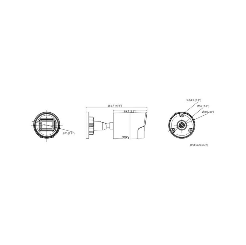 KAMERA IP HIKVISION DS-2CD2043G2-LI2U(2.8mm)(BLACK)