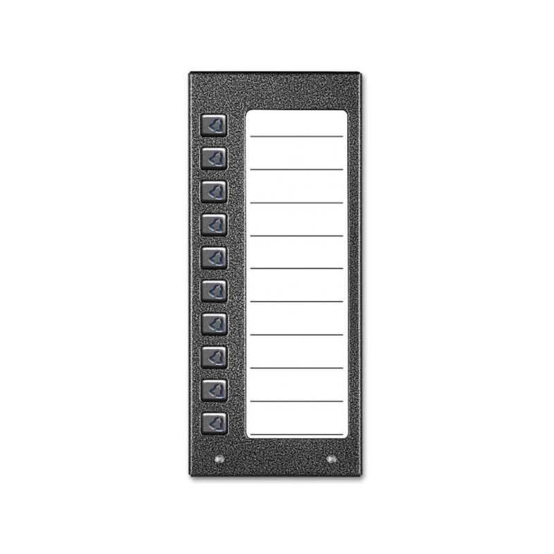 ACO CDN-10NP ST Podświetlany panel listy lokatorów z 10 przyciskami