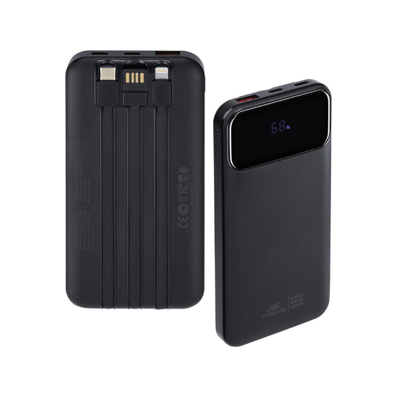 eeb512f6d2561409c5128b0b5993a3bd_original Powerbank Rivacase 10000mAh 22.5W PD 2x USB-C 1x USB-A VA2211 czarny + kabel USB-C i Lightning