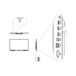 MONITOR TABLICA INTERAKTYWNA DAHUA LCH65-MC410-B