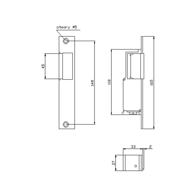 elektra_r2-lewy_2 ZACZEP ELEKTRA R2 WĄSKI LEWY