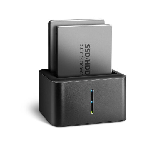 Stacja dokująca MINI AXAGON ADSA-D25 USB 3.2 Gen 1 - 2x SATA 6G 2.5" SSD/HDD CLONE
