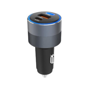 ŁADOWARKA SAMOCHODOWA Forcell F-Energy Alu 85 W 2x USB-C 1x USB-A PD 3.0 QC 4.0 SZARA