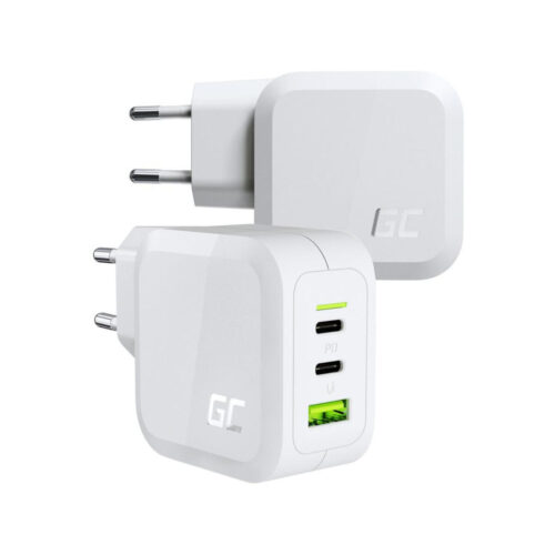 ŁADOWARKA SIECIOWA Green Cell POWERGAN 65W 2xUSB-C 1xUSB-A CHARGC08W