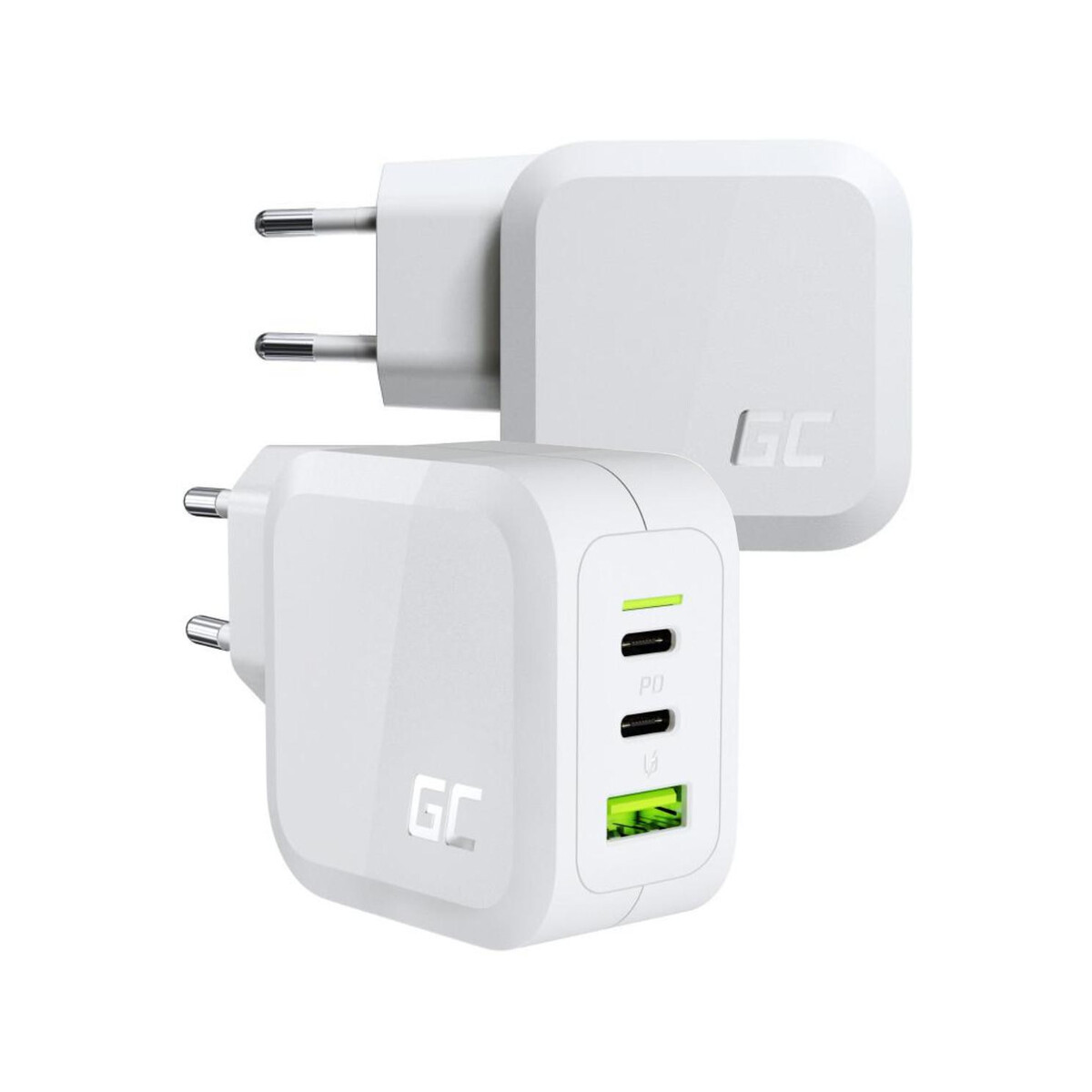 ŁADOWARKA SIECIOWA Green Cell POWERGAN 65W 2xUSB-C 1xUSB-A CHARGC08W