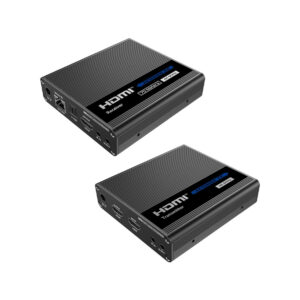 Konwerter HDMI na LAN KASKADA 4K Spacetronik IP SPH-676C - zestaw