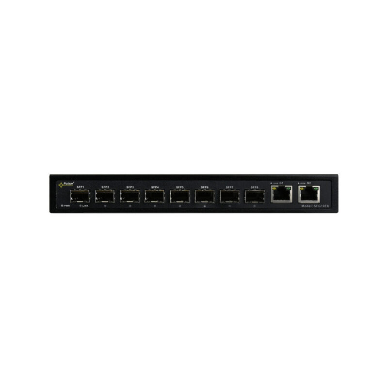 Switch optyczny PULSAR SFG10F8 (8xSFP, 2xRJ45)