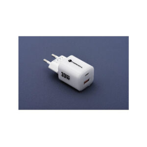 f1eda96d736e3ef17c799e49ca184ade_original ŁADOWARKA SIECIOWA Forcell F-Energy GaN III VT-41 33 W 1x USB-C 1x USB-A PD 3.0 QC 4.0 BIAŁA
