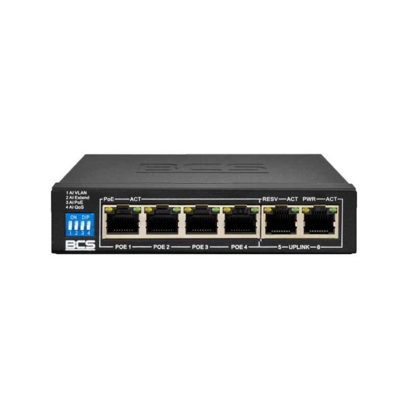 Switch PoE BCS BASIC BCS-B-SP04G02G
