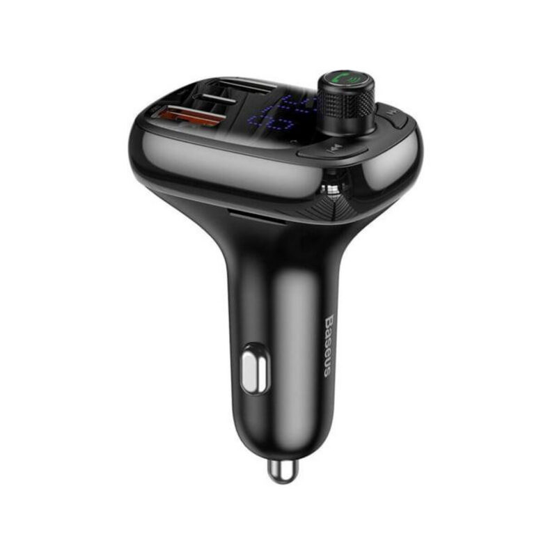 f209bee10d5c669264a35c781a2f00f7_original TRANSMITER BLUETOOTH ŁADOWARKA SAMOCHODOWA Baseus S-13 OVERSEAS 5 A 2x USB-A 1x USB-C BT 5.0