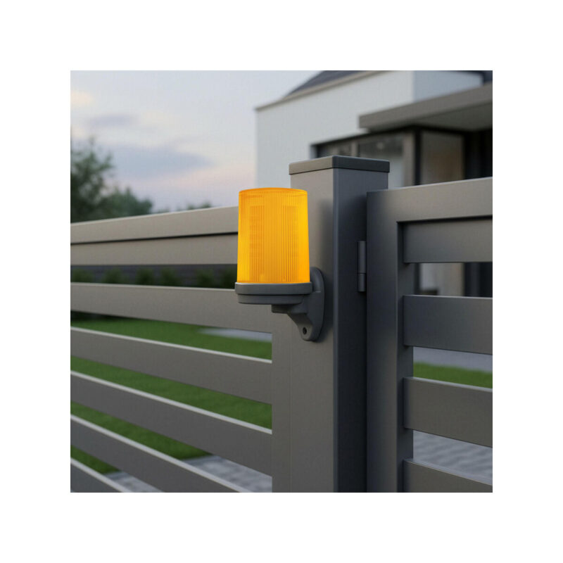 f22778a175e1c03ca6411ecddd25162a_original Lampa LED Proxima WALEC.O (pomarańczowa) z wbudowaną anteną 433.92 MHz (12-24V AC/DC lub 230V AC)