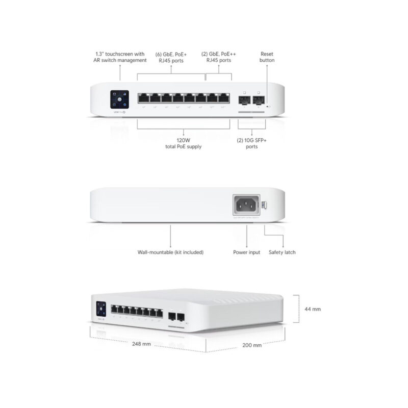 UBIQUITI UNIFI SWITCH (USW-Pro-8-POE)