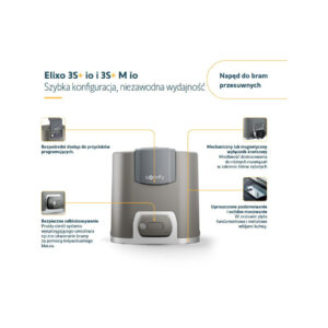 Zestaw Somfy Elixo 3S+ IO Comfort Pack do 600kg bram przesuwnych
