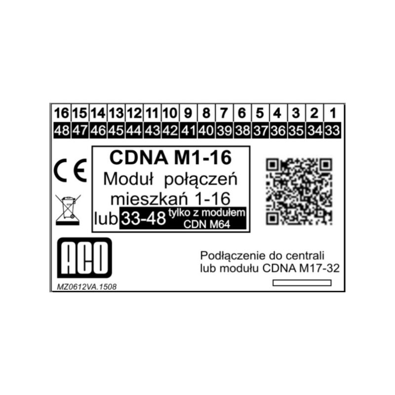 ACO CDNA M1-16 Moduł dzwonienia do centrali CDNA