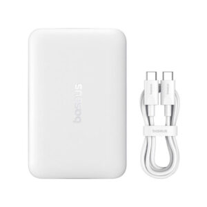 f3166b5974e2f8fa35978cf33c030184_original Powerbank Baseus EnerFill FM11 Ultra-Mini 10000 mAh 22,5 W PD 3.0 QC 3.0 biały MagSafe + kabel USB-C