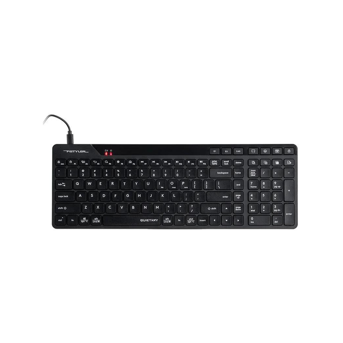 Klawiatura przewodowa A4tech FStyler FBK27CAS czarny