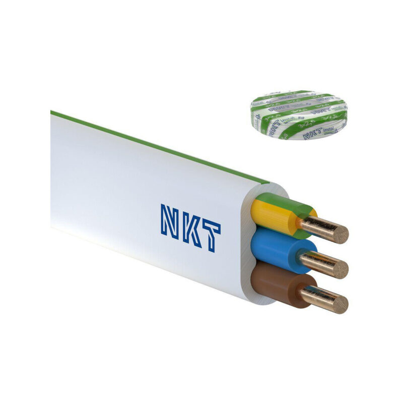 Przewód NKT instal PLUS YDYp 3x2,5 żo 450/750V 100m