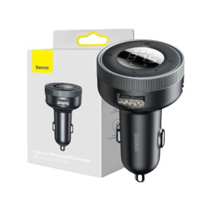 TRANSMITER FM ŁADOWARKA SAMOCHODOWA Baseus Enjoy CCLH-01 3.4A 2x USB-A JACK 3.5MM BT 5.0