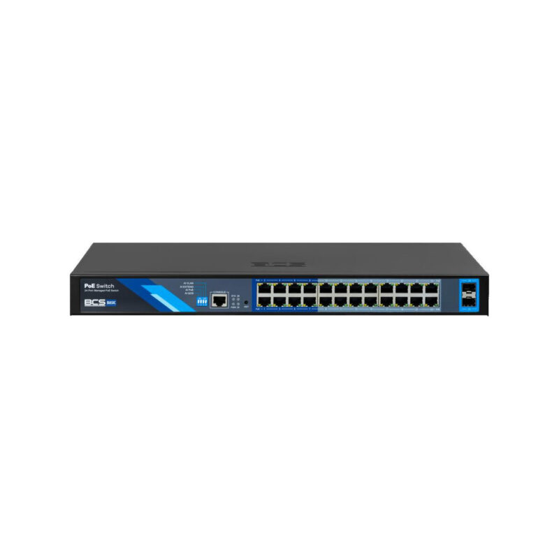 Switch PoE BCS BASIC BCS-B-SP24G-2SFP-M
