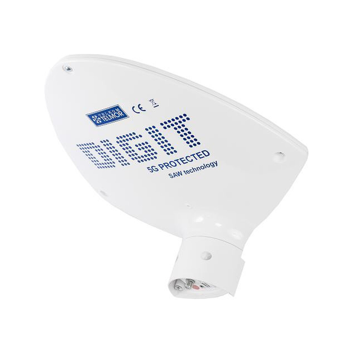 Antena szerokopasmowa DVB-T/T2 Telmor Digit Activa 5GR biała