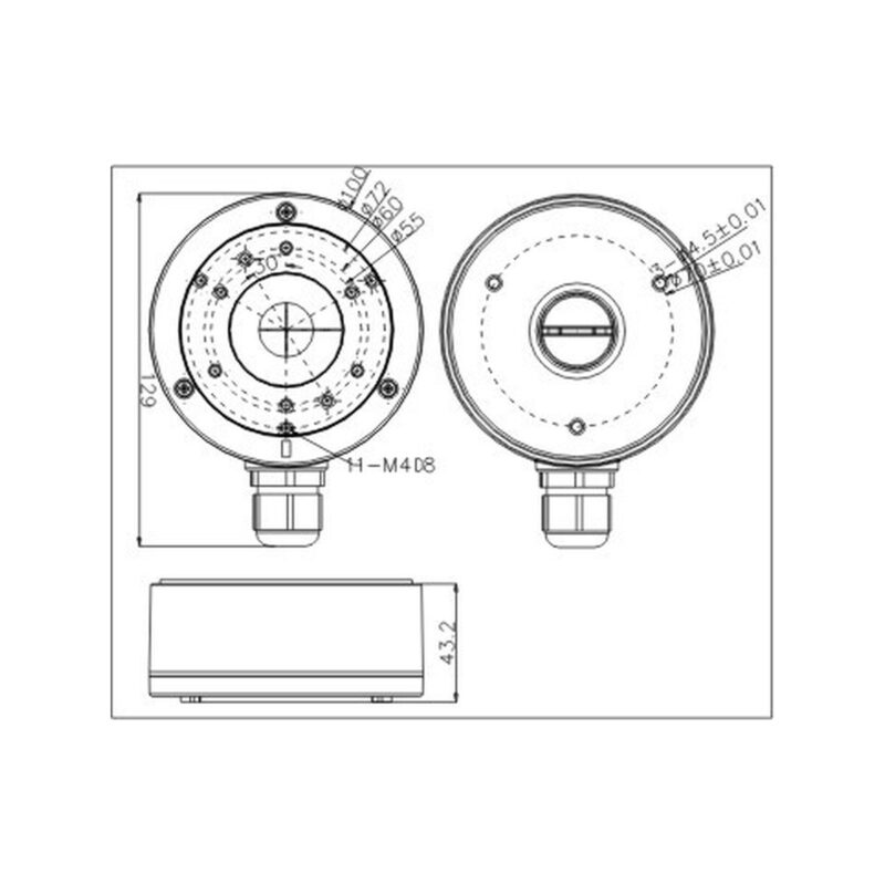 ADAPTER HIKVISION DS-1280ZJ-XS