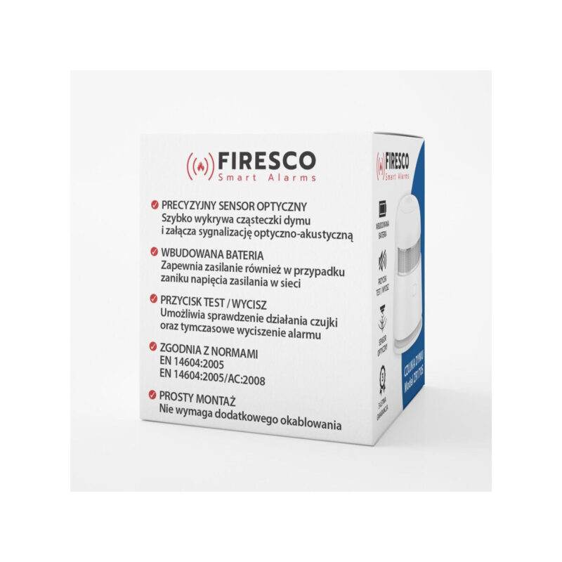 Czujnik dymu Firesco ZR170S