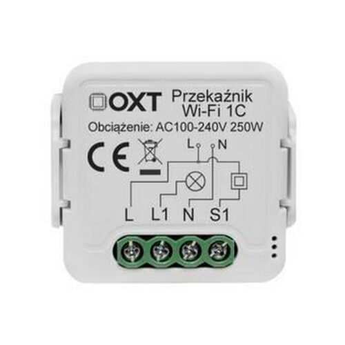 Moduł OXT mini przekaźnik 1 obwód WiFi TUYA T221