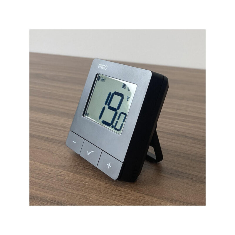 ENGO Controls E20i-B - Regulator temperatury, bezprzewodowy, bateryjny, Wi-Fi, Internetowy, czarny, 868MHz