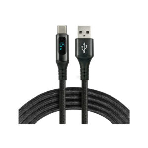 KABEL USB-A / USB-C LCD everActive CBB-2CBL 200cm 3A
