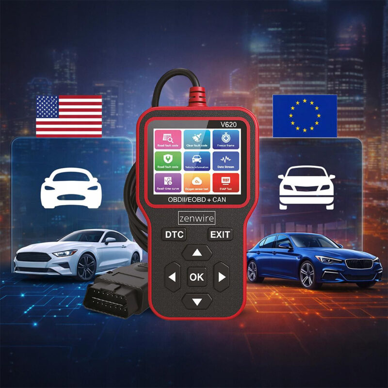 f566f07e0c7ce617a2779a52aaa7b3cb_original Interfejs Tester Skaner Diagnostyczny OBD2 ELM327 CAN Zenwire V620