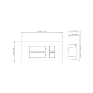 Moduł 2 przycisków DAHUA VTO4202F-MB2