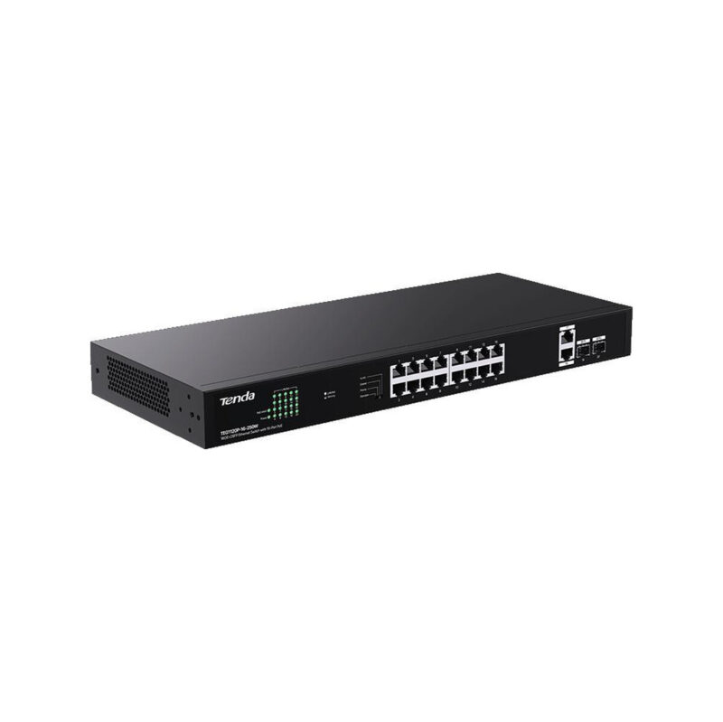 SWITCH POE TENDA TEG1120P-16-250W