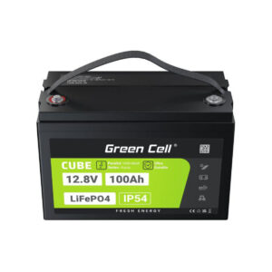 AKUMULATOR LITOWO-ŻELAZOWO-FOSFORANOWY LiFePO4 Green Cell Cube 12.8V 100Ah LFPGC12V100AH