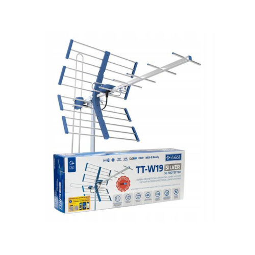 Antena DVB-T2 Telmor TT W19 SILVER COMBO 5G Protected