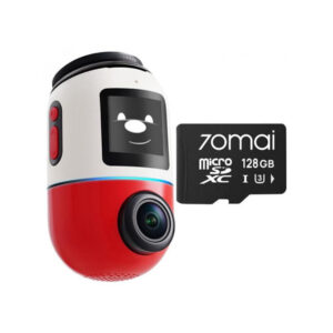 Wideorejestrator 70mai X800 Dash Cam 4K Omni RED + karta pamięci 70mai 128GB