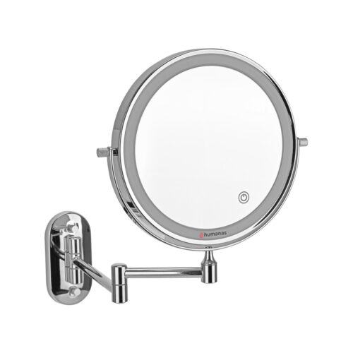 f5e28f62b42f103a0281ca316e0bde9e_original Lustro łazienkowe Humanas HS-BM01 z podświetleniem LED - srebrny