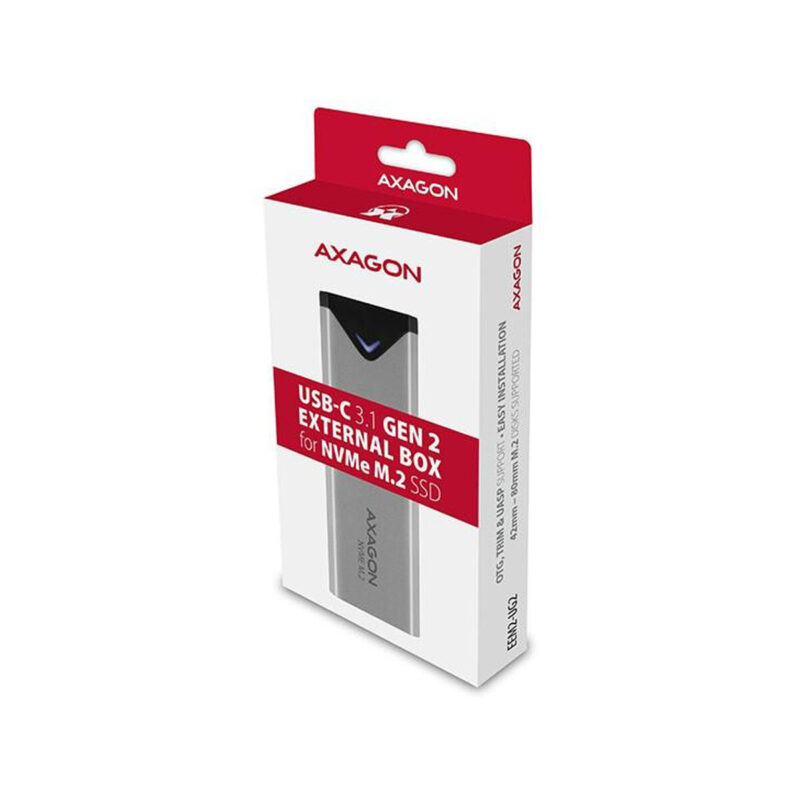 Obudowa dysku m.2 Axagon EEM2-UG2 USB-C 3.2 Gen 2 - M.2 NVMe