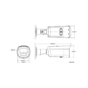 KAMERA IP HIKVISION DS-2CD2T66G2H-4I(2.8mm)/BLACK