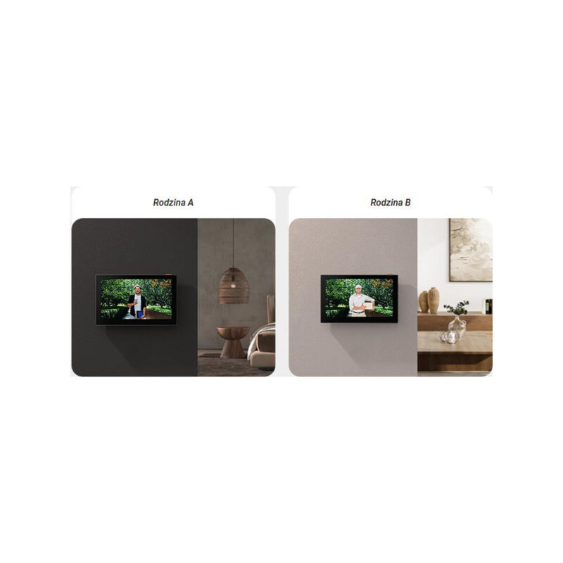 Zestaw wideodomofonowy dwurodzinny EZVIZ HP7 z dwoma monitorami