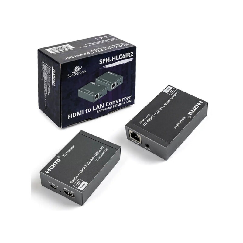 Konwerter HDMI na LAN Spacetronik SPH-HLC6IR2