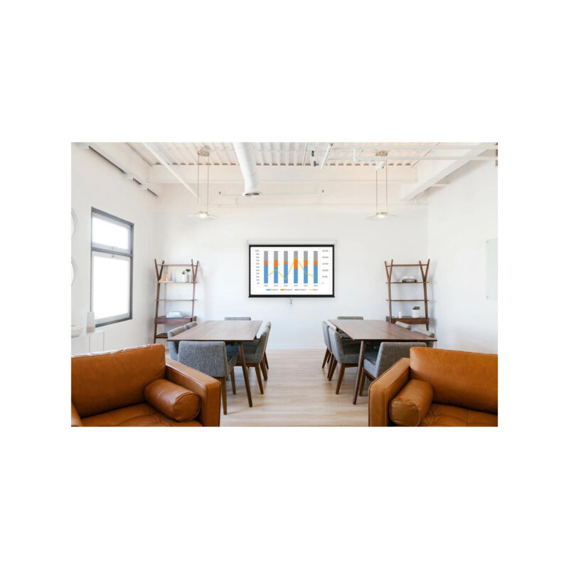 Ekran projekcyjny zwijany ręcznie 100" 16:9