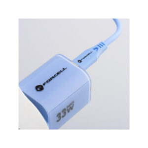 f7490468411f679c7e3893b6849fcc84_original ŁADOWARKA SIECIOWA Forcell F-Energy GaN III VT-41 33 W 1x USB-C 1x USB-A PD 3.0 QC 4.0 NIEBIESKA