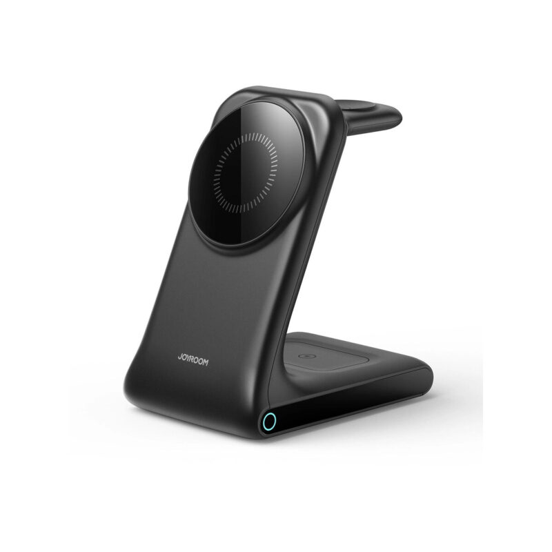 Ładowarka bezprzewodowa Joyroom JR-W15 3 w 1 stacja ładująca z MagSafe - czarna