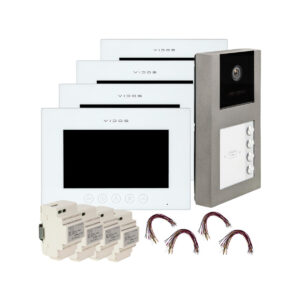 WIDEODOMOFON VIDOS X 4xM11W-X/S11-4