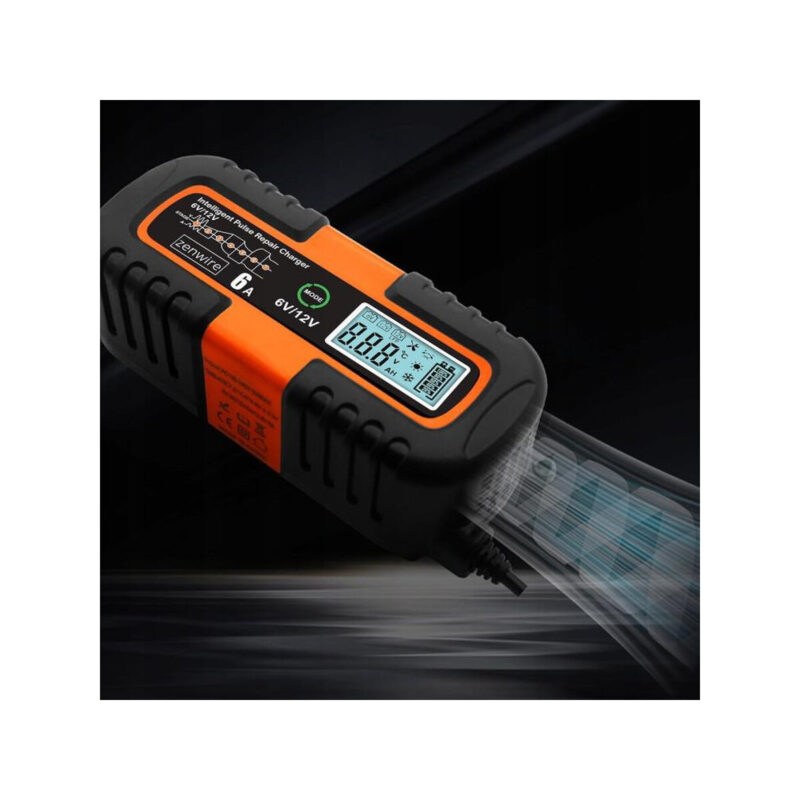 Ładowarka Prostownik Akumulatorowy Samochodowy z Funkcją Naprawy AGM 6V 12V Zenwire JMD-6S