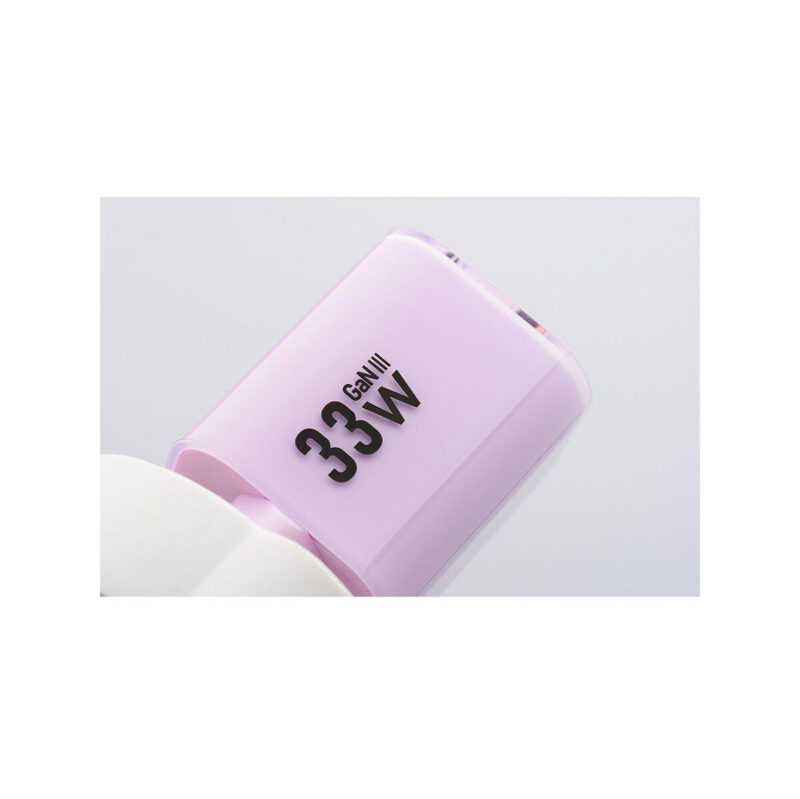 f855ff4d7aae1821c19c64ba85f13ccb_original ŁADOWARKA SIECIOWA Forcell F-Energy GaN III VT-41 33 W 1x USB-C 1x USB-A PD 3.0 QC 4.0 FIOLETOWA