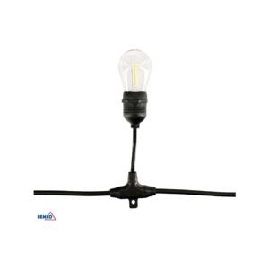 SOLARNA GIRLANDA OGRODOWA LED BRMKO SOLBEE 3W 3000K 10SZT 10M IP65 CZARNA C83-SOB-003BL-3K