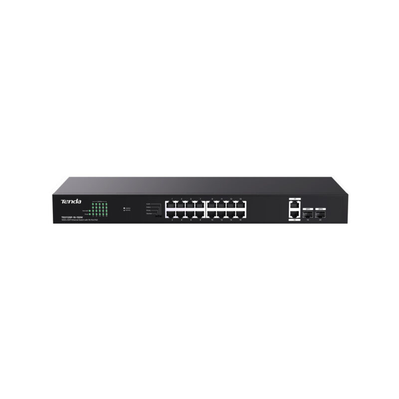 SWITCH POE TENDA TEG1120P-16-150W